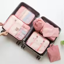 Set d'Organisateurs de Valise 7 Pièces | Cubes d'Emballage Voyage