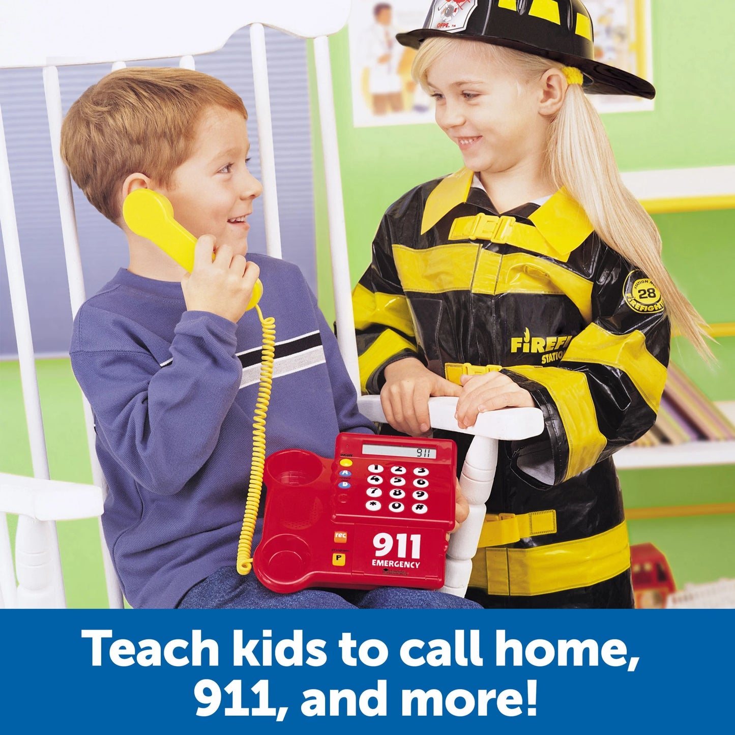 Teaching Telephone, Toy Telephone, Phone for Preschool Kids, Ages 3 +