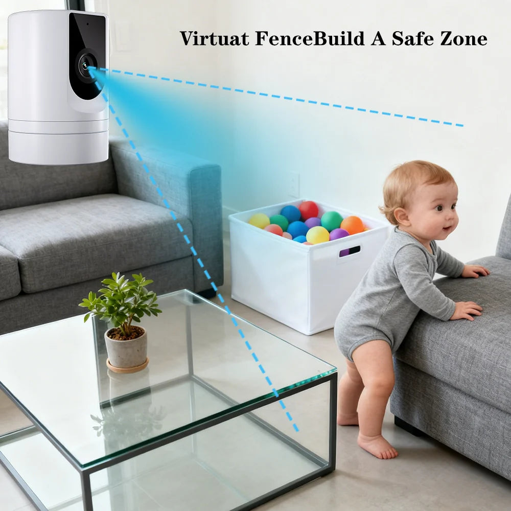 Pet Camera ,Security Camera Indoor,Pet Camera with Phone App, ,Security Camera Indoor，Foldable Baby Camera for Home Security