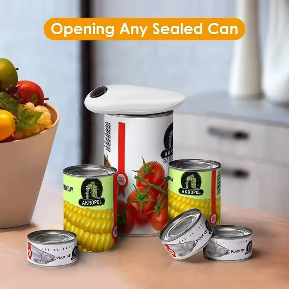 Ouvre-Boîte Électrique Automatique – Sans Effort, Sécurité Alimentaire