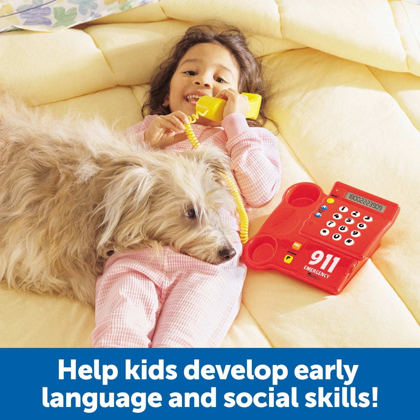 Teaching Telephone, Toy Telephone, Phone for Preschool Kids, Ages 3 +