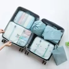 Set d'Organisateurs de Valise 7 Pièces | Cubes d'Emballage Voyage