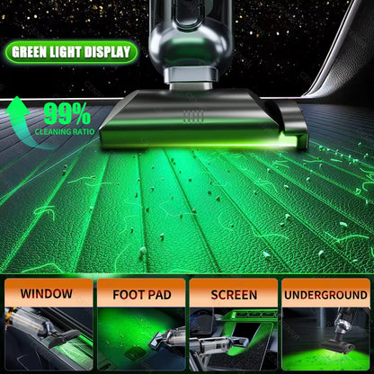 Aspirateur Portable Voiture Mini Puissant – Souffleur & Nettoyeur LED 998000PA