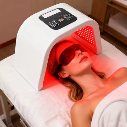 Masque LED Luminothérapie PDT 7 Couleurs 287 LED – Soin Visage Professionnel