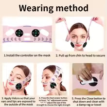 Appareil Massage Facial EMS en V – 5 Modes, 19 Niveaux, Anti-Double Menton