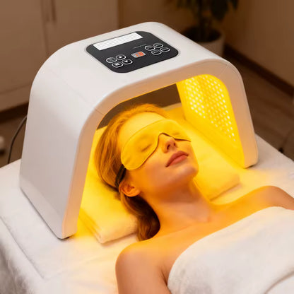 Masque LED Luminothérapie PDT 7 Couleurs 287 LED – Soin Visage Professionnel