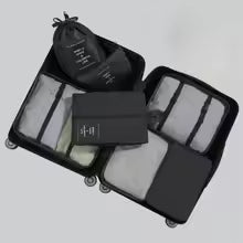 Set d'Organisateurs de Valise 7 Pièces | Cubes d'Emballage Voyage