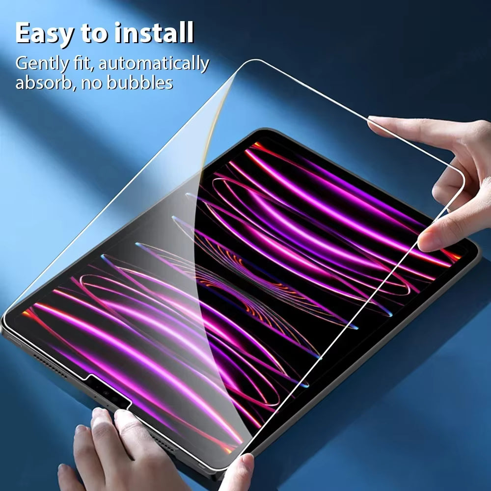 Verre Trempé iPad – Pack 3 Pièces, Compatible Tous Modèles