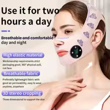 Appareil Massage Facial EMS en V – 5 Modes, 19 Niveaux, Anti-Double Menton